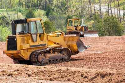 Bulldozer Land Grading