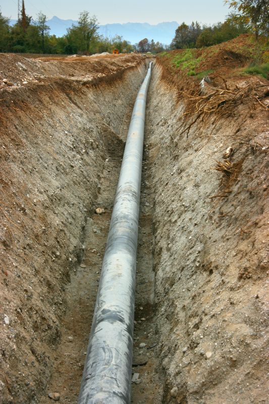 Gas Line Excavation