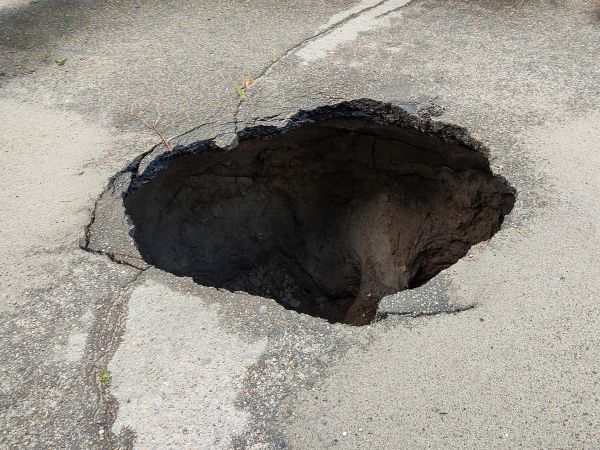 Sinkhole Repair in Elkhart