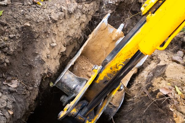 Cost of Downspout Trenching in Elkhart