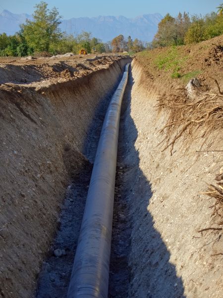 Gas Pipe Trenching in Elkhart